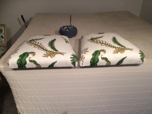 Stoppningen är på plats.